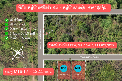 Land for sale in Pong Saen Thong, Lampang