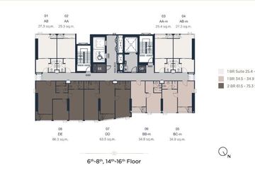 1 Bedroom Condo for sale in The Crown Residences, Thung Maha Mek, Bangkok near MRT Khlong Toei