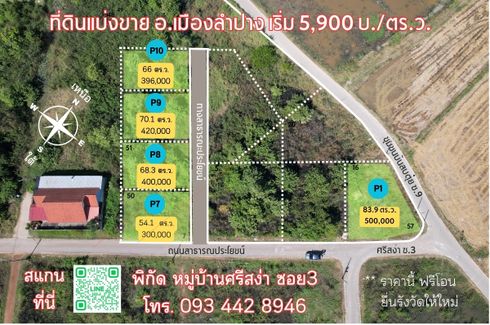 Land for sale in Pong Saen Thong, Lampang