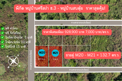 Land for sale in Pong Saen Thong, Lampang