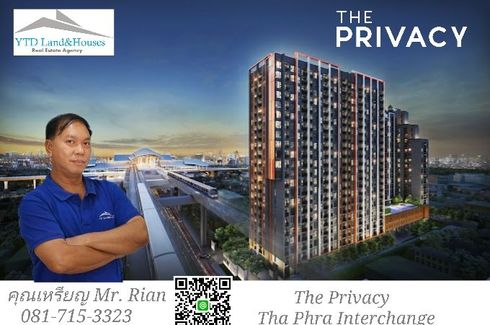 1 Bedroom Condo for sale in The Privacy Thaphra Interchange, Wat Tha Phra, Bangkok near MRT Tha Phra