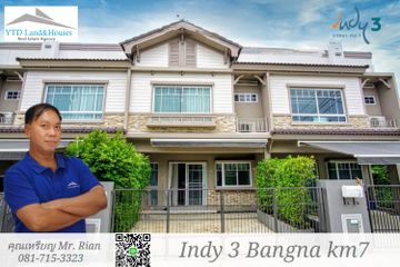 3 Bedroom Townhouse for rent in indy 3 Bangna-km.7, Bang Kaeo, Samut Prakan