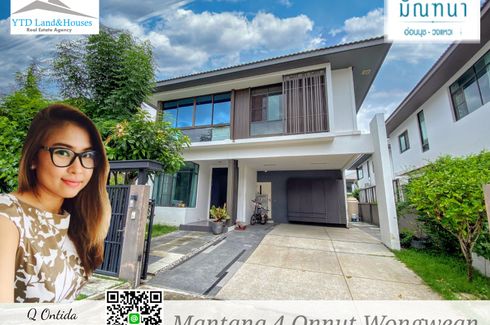 3 Bedroom House for sale in Manthana Onnut - Wongwaen 4, Dokmai, Bangkok